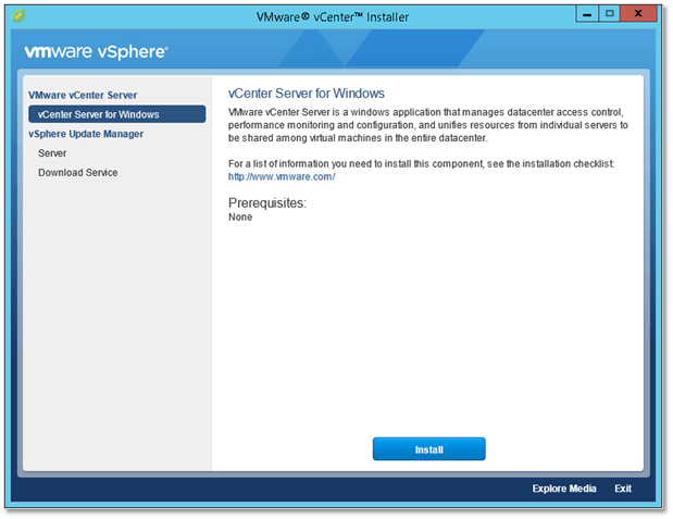 how to installer windows vcenter download